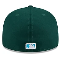 Men's New Era Green Athletics 2024 Father's Day 59FIFTY Fitted Hat