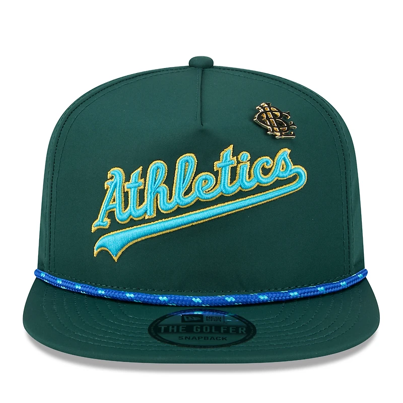 Casquette snapback New Era Green Athletics 2025 Big League Chew Golfer pour homme