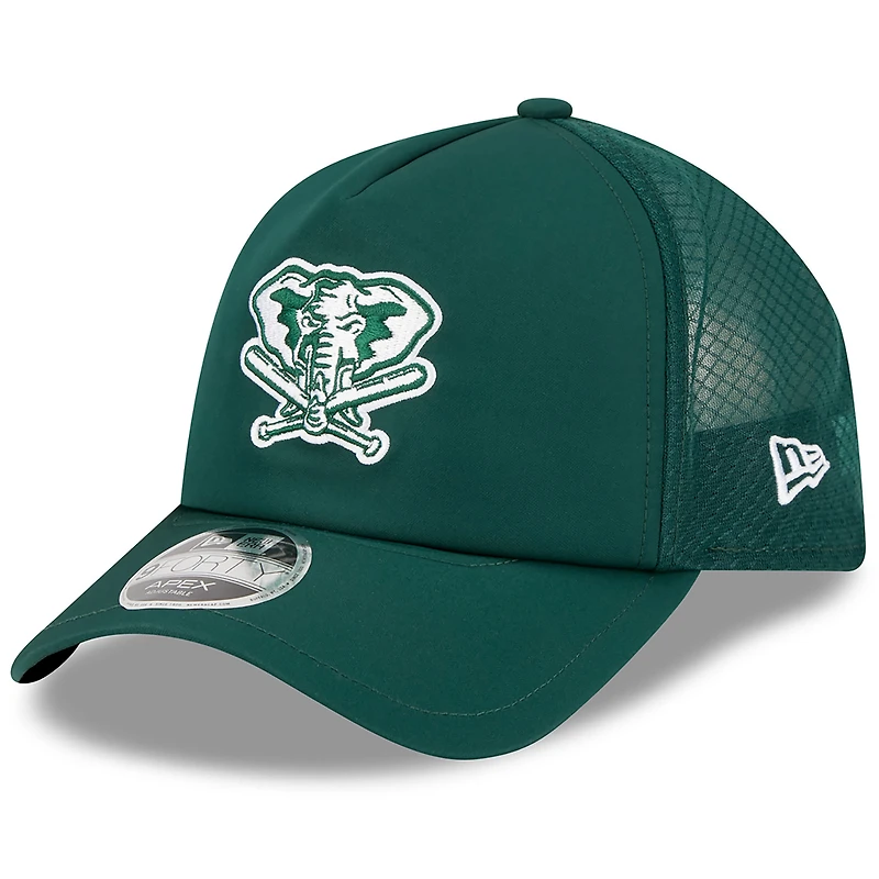 Casquette ajustable New Era Green Athletics 2026 pour homme, modèle alternatif d'entraînement au bâton Apex 9FORTY