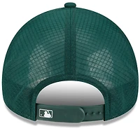 Casquette ajustable New Era Green Athletics 2026 pour homme, modèle alternatif d'entraînement au bâton Apex 9FORTY