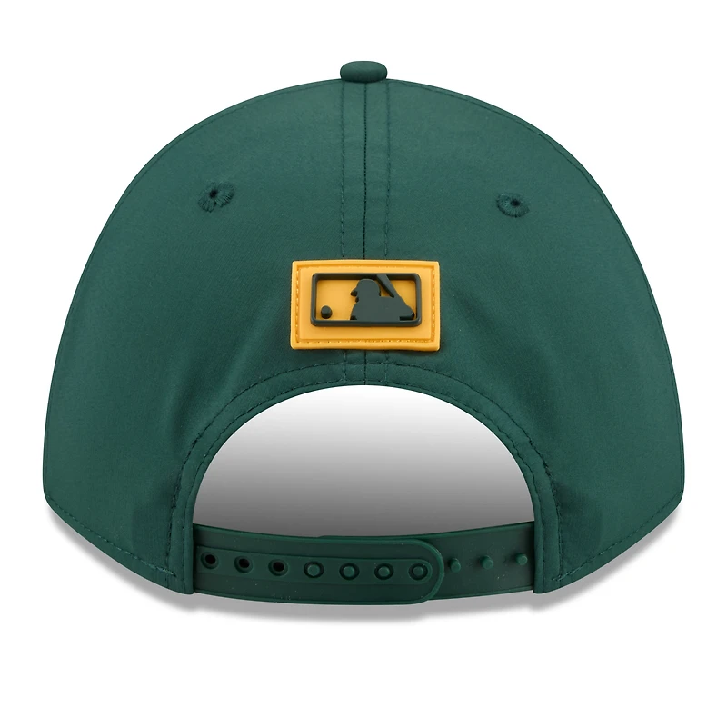 Casquette ajustable New Era Green Athletics 2026 Clubhouse 9FORTY pour homme