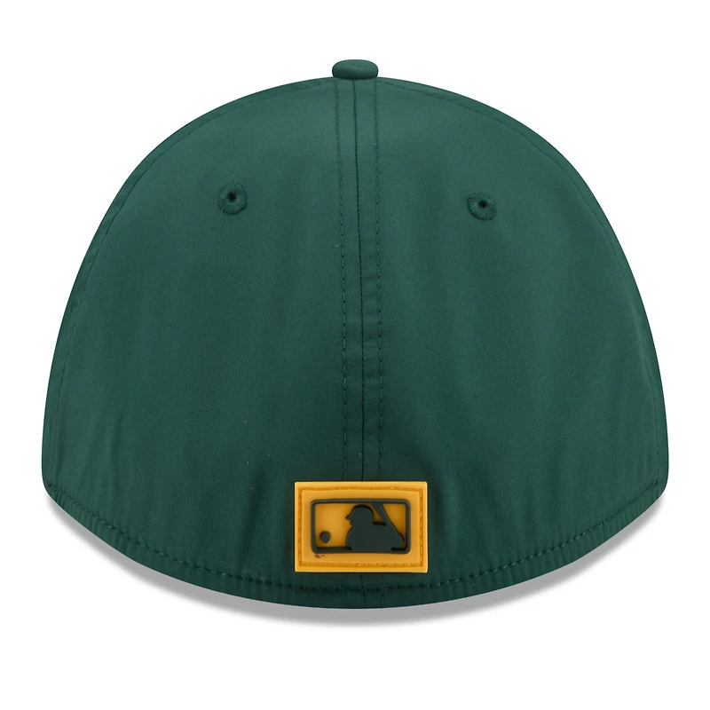 Casquette New Era Green Athletics 2026 Clubhouse M-Crown 39THIRTY Flex pour homme