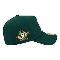 Men's New Era  Green Athletics A-Frame 59FORTY Fitted Hat