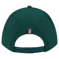 Casquette ajustable New Era 9FORTY M-Crown A-Frame pour homme, motif drapeau américain, vert
