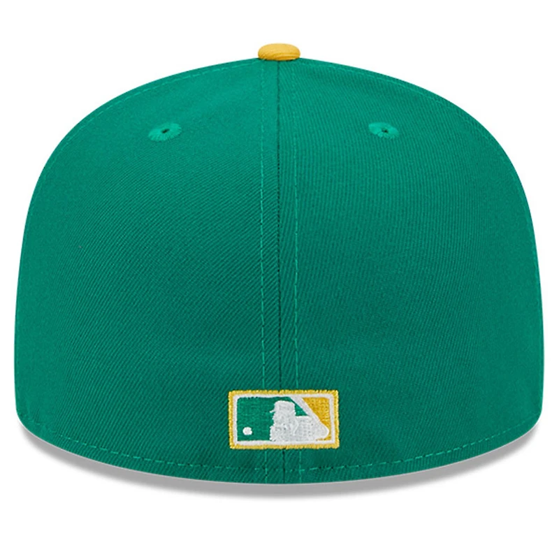 Men's New Era Green Athletics Big League Chew Team 59FIFTY Fitted Hat
