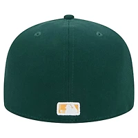 Casquette ajustée 59FIFTY Athletics verte à carreaux pour homme de New Era
