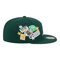 Men's New Era  Green Athletics City Patch 59FIFTY Fitted Hat