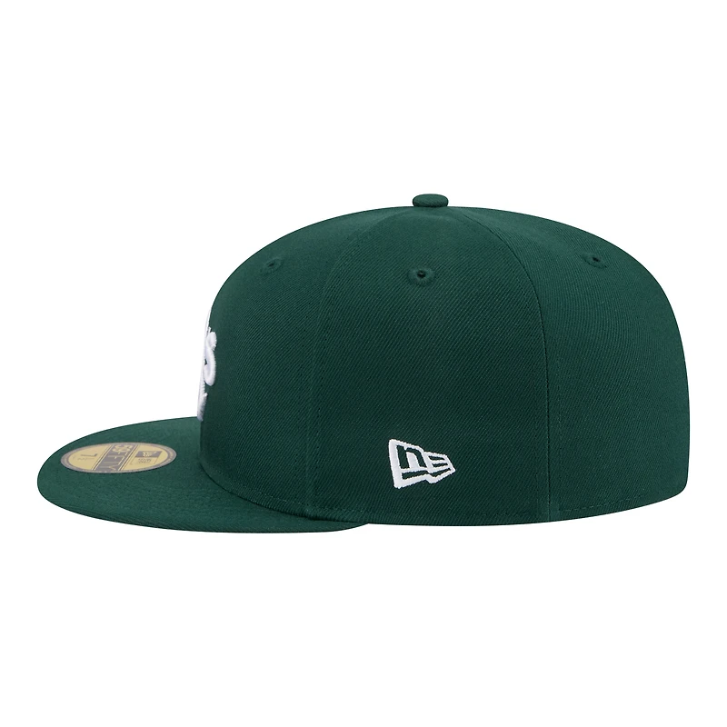 Casquette ajustée New Era Athletics City Patch verte pour homme 59FIFTY