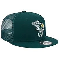 Casquette snapback 9FIFTY verte Athletics Cooperstown Collection pour homme de New Era