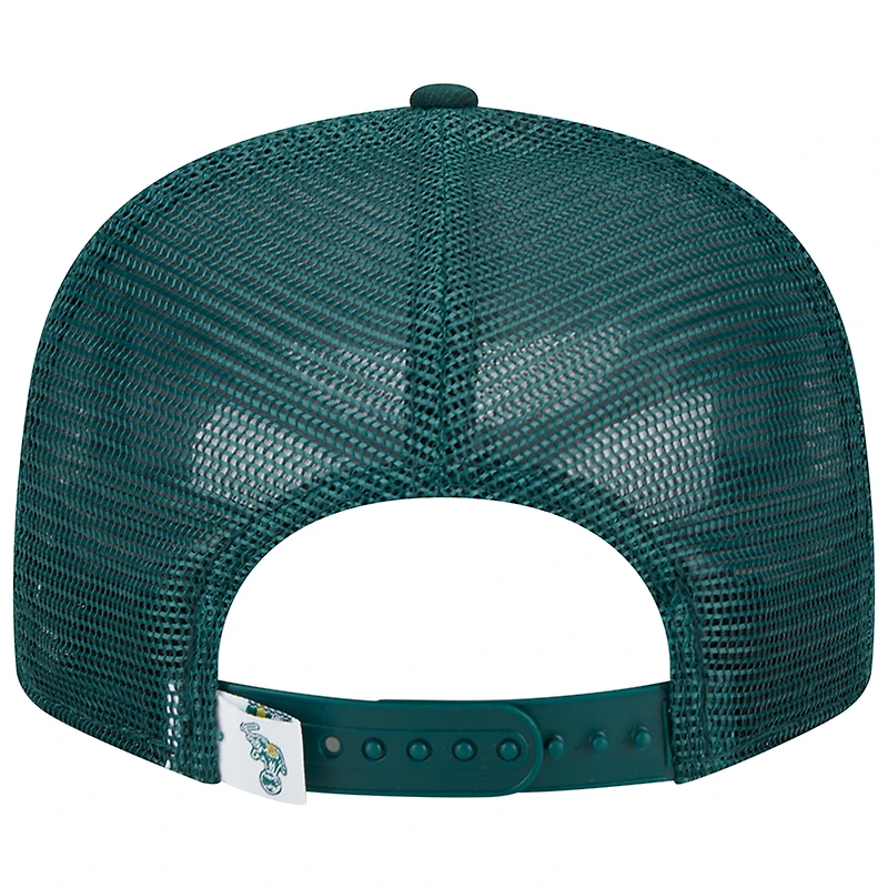 Casquette snapback 9FIFTY verte Athletics Cooperstown Collection pour homme de New Era