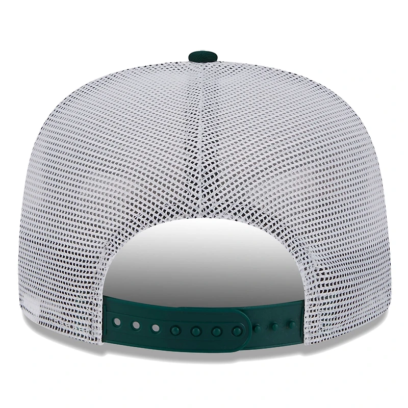 Men's New Era Green Athletics Court Sport 9FIFTY Snapback Hat
