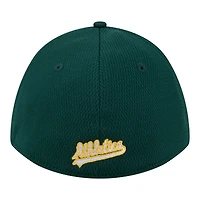 Casquette New Era Athletics Dash 39THIRTY Flex verte pour homme