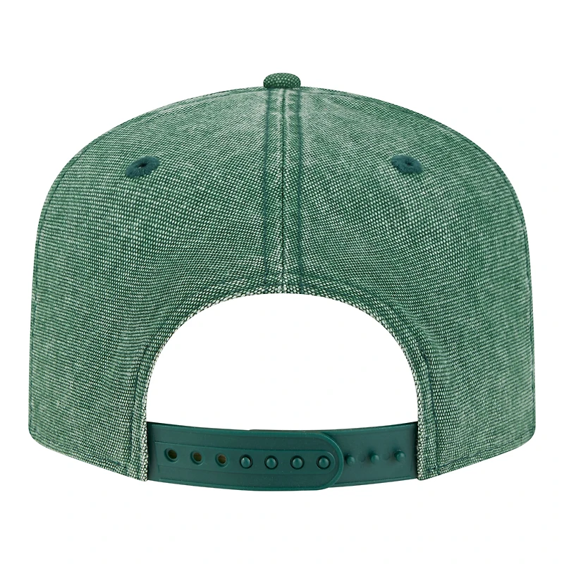 Casquette ajustable New Era Athletics Denim Classic 19TWENTY verte pour homme