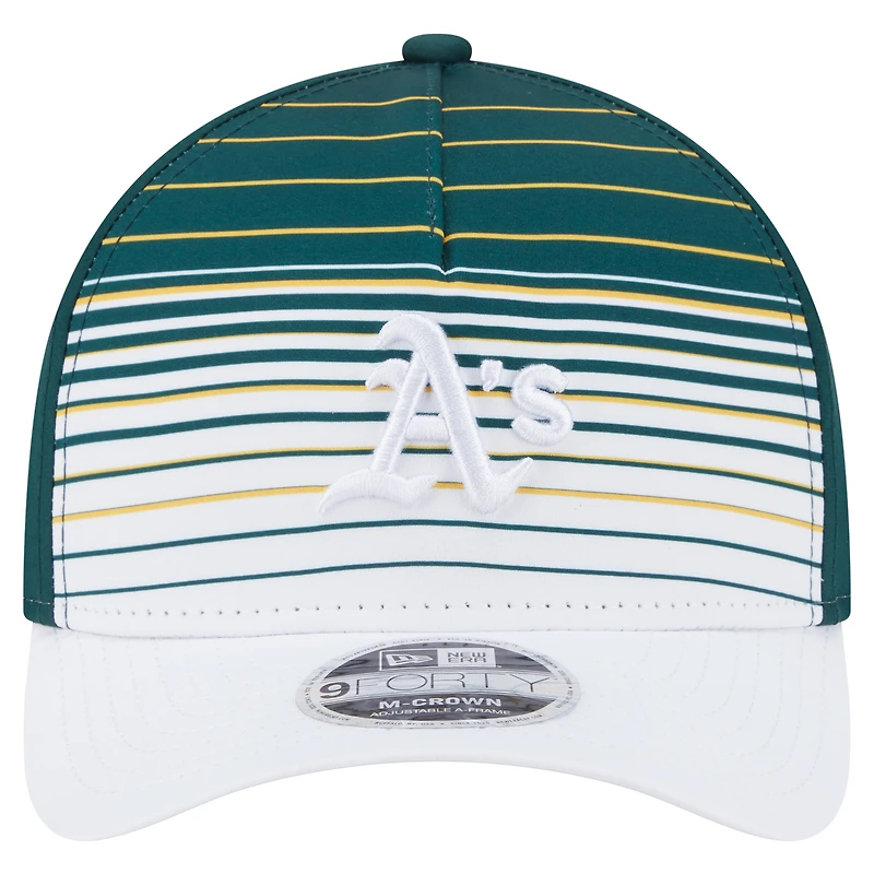 Men's New Era  Green Athletics Gradient 9FORTY M-Crown Adjustable Hat