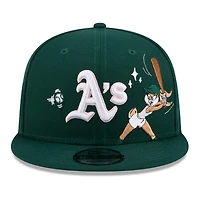 Casquette snapback New Era Green Athletics Looney Tunes Lola Bunny 9FIFTY pour homme