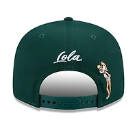 Men's New Era Green Athletics Looney Tunes Lola Bunny 9FIFTY Snapback Hat