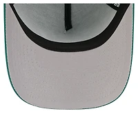Men's New Era  Green Athletics Pin Seeker 9FORTY A-Frame Adjustable Hat
