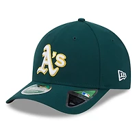 Casquette ajustable New Era Kelly Green Athletics Player Replica 9FORTY pour homme