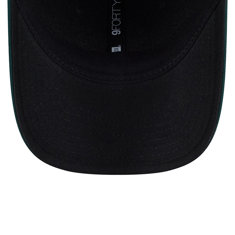 Casquette ajustable New Era Athletics Player Replica 9FORTY verte pour homme