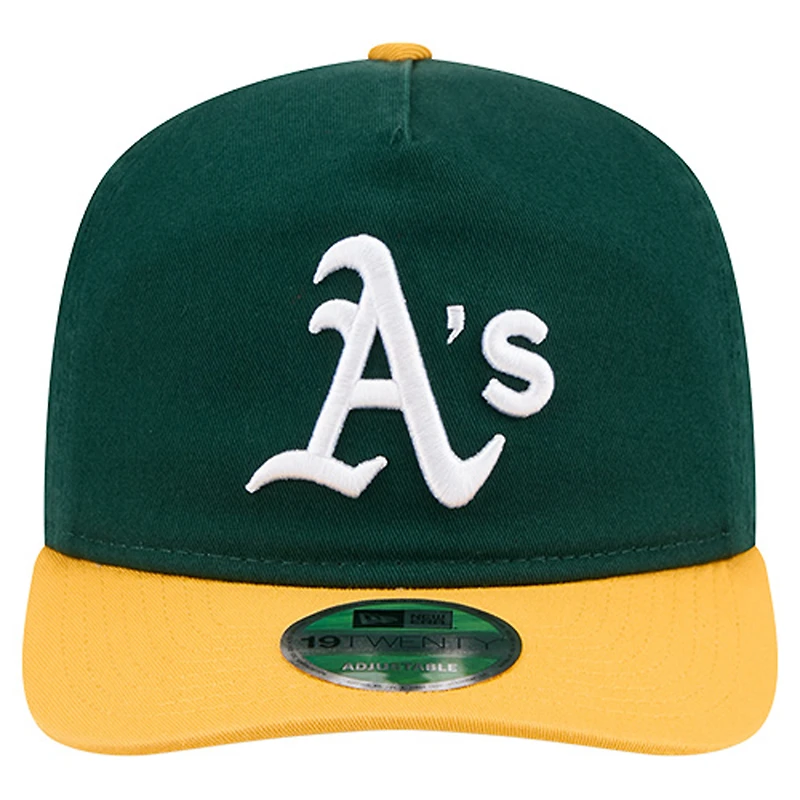 Men's New Era  Green Athletics Team 19TWENTY Adjustable Hat