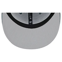 Casquette Snapback Trucker 9FIFTY de couleur verte de l'équipe d'athlétisme de New Era pour homme