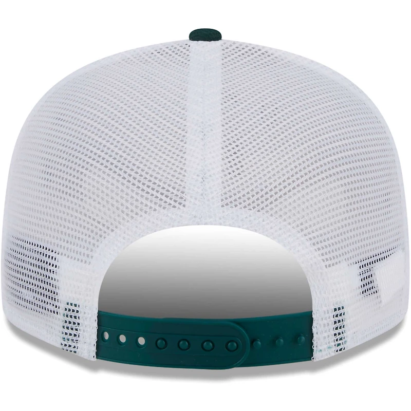Men's New Era Green Athletics Tear Trucker 9FIFTY Snapback Hat
