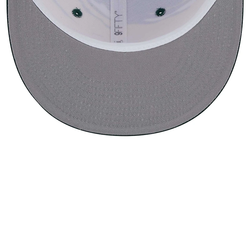 Men's New Era Green Athletics Tear Trucker 9FIFTY Snapback Hat