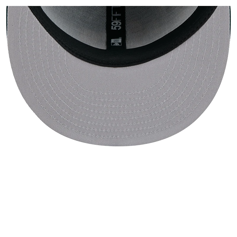 Men's New Era Green Athletics Yarn Stitch 59FIFTY Fitted Hat