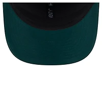 Men's New Era Kelly Green Athletics Circle Patch 9SEVENTY Stretch-Snap Hat