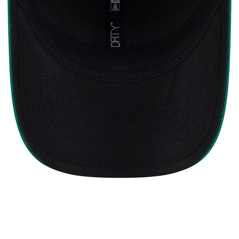 Casquette ajustable New Era Kelly Green Athletics Player Replica 9FORTY pour homme