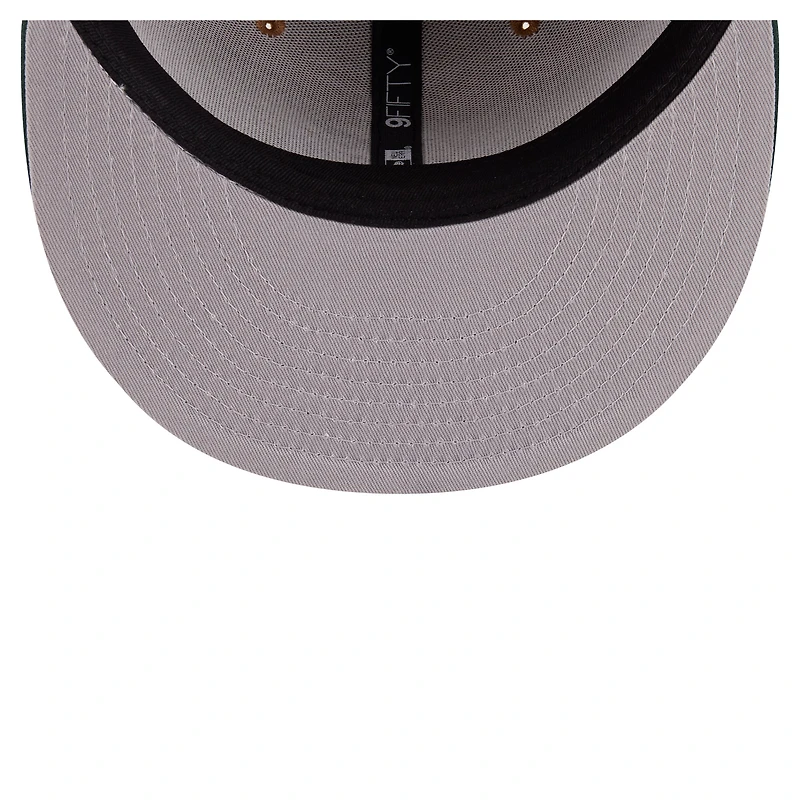 Men's New Era Khaki/Green Athletics Ice Cream 9FIFTY Snapback Hat