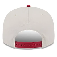 Men's New Era Khaki/Red Athletics 2024 Fourth of July 9FIFTY Snapback Hat