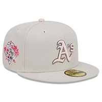 Men's New Era Khaki Athletics 2023 Mother's Day On-Field 59FIFTY Fitted Hat