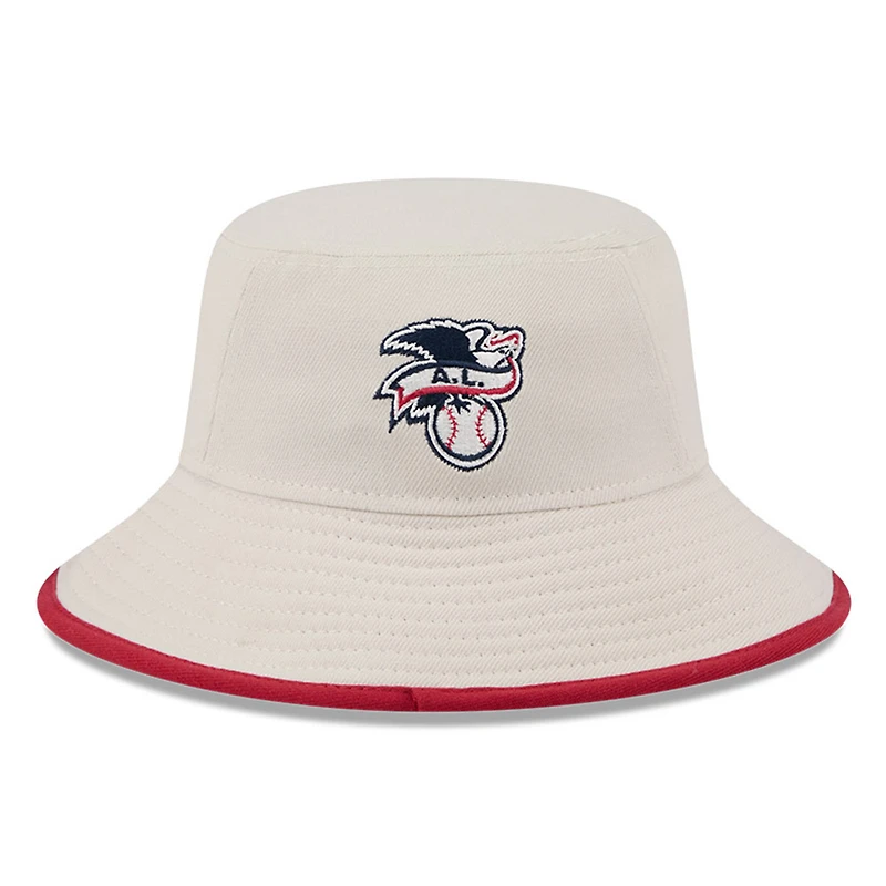 Men's New Era Khaki Athletics 2024 Fourth of July Bucket Hat