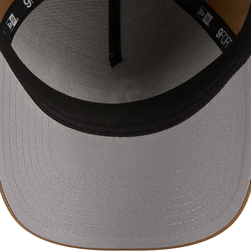 Casquette ajustable A-Frame 9FORTY Athletics kaki New Era pour homme
