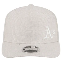 Casquette extensible à boutons-pression Athletics Flawless 9SEVENTY beige clair New Era pour homme
