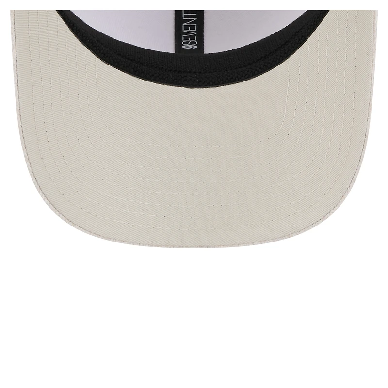 Casquette extensible à boutons-pression Athletics Flawless 9SEVENTY beige clair New Era pour homme