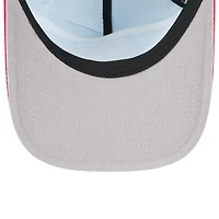 Men's New Era Light Blue/Red Athletics 2025 Fourth of July Golfer Snapback Hat