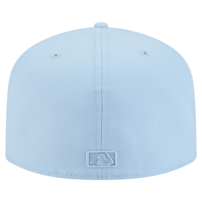 Men's New Era  Light Blue Athletics Color Pack A-Frame 59FIFTY Fitted Hat