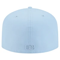 Men's New Era  Light Blue Athletics Color Pack A-Frame 59FIFTY Fitted Hat