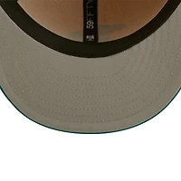 Men's New Era Natural/Teal Athletics Mango Forest 59FIFTY fitted hat