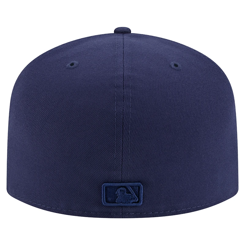 Men's New Era Navy Athletics Color Pack A-Frame 59FIFTY Fitted Hat