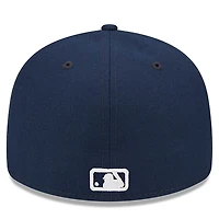 Casquette ajustée à profil bas Oceanside Athletics 59FIFTY de New Era pour homme, bleu marine