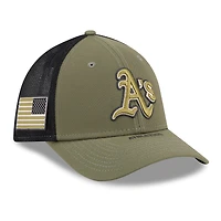 Men's New Era  Olive Athletics 2026 Armed Forces Day 39THIRTY M-Crown Flex Hat