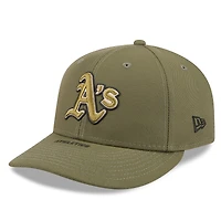 Casquette ajustée New Era Olive Athletics 2026 Armed Forces Day Low Profile 59FIFTY pour homme