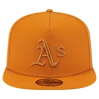 Men's New Era Orange Athletics Color Pack A-Frame 59FIFTY Fitted Hat