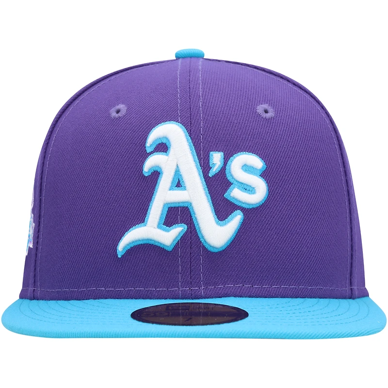 Men's New Era Purple Athletics Vice 59FIFTY Fitted Hat