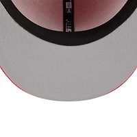 Men's New Era Red Athletics 2023 Spring Color Basic 59FIFTY Fitted Hat