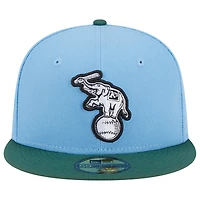 Men's New Era Sky Blue/Cilantro Athletics 1988 World Series 59FIFTY Fitted Hat