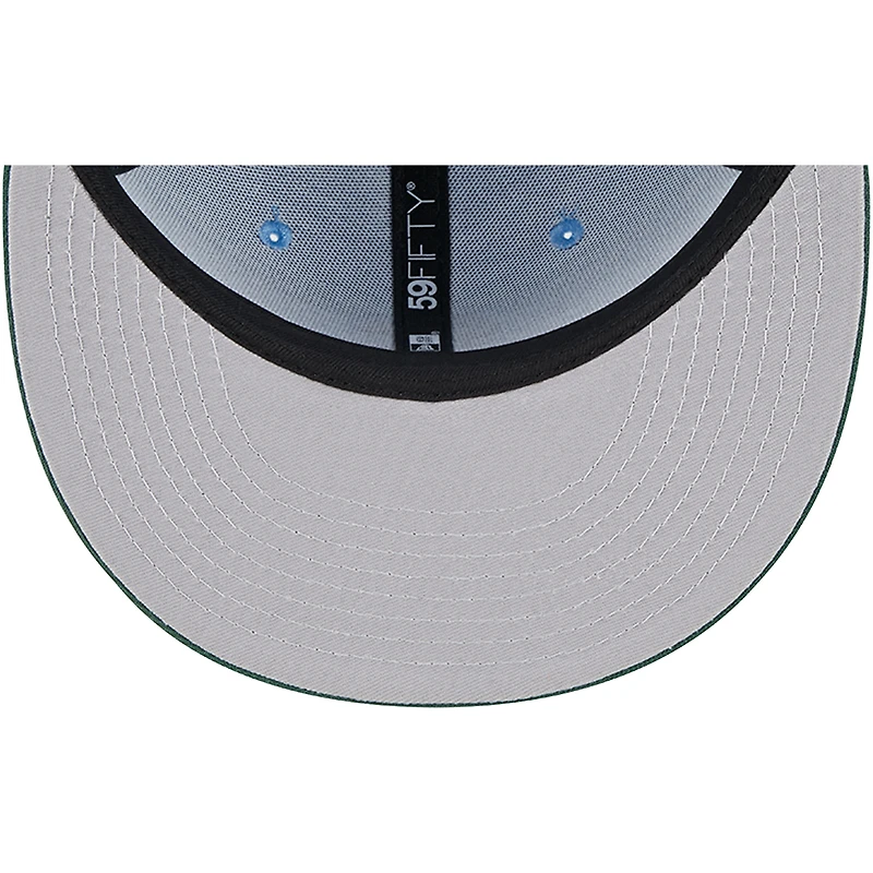 Men's New Era Sky Blue/Cilantro Athletics 1988 World Series 59FIFTY Fitted Hat
